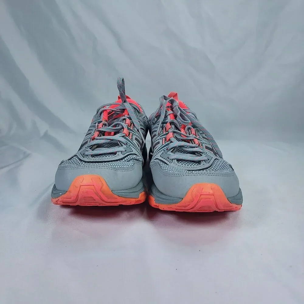 ASICS Gel-Venture 8 Womens Gray Coral Athletic Trail Running Sneakers